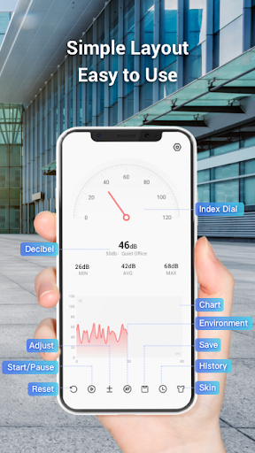 Android application Sound Meter screenshort