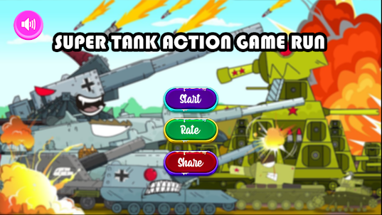 Super Tank Game Rumble Battle