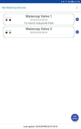WaterCop SmartConnect Screen 2