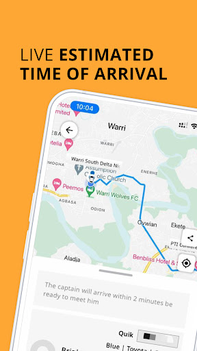 Quik: Request a ride Screen 3