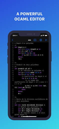Android application OCaml: Learn & Code screenshort