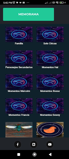 Memorama Screen 2