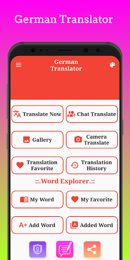 German Translator Screen 2