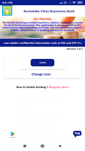 KVGB Mobile Banking Screen 3