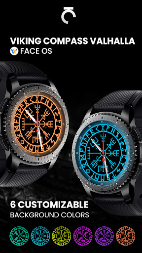 Viking Compass Valhalla FaceOS Screen 3