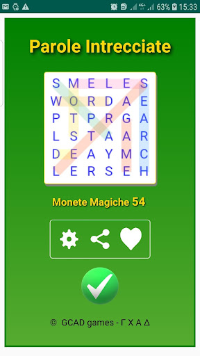 Android application Parole Intrecciate - Italian W screenshort