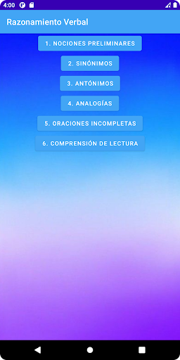 Razonamiento Verbal Pre Screen 2