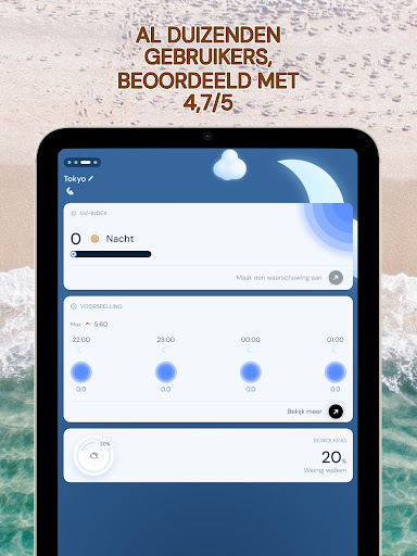 UV-index - Tan-widget