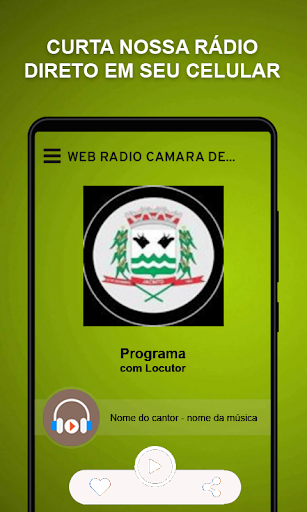 Android application Web Radio Câmara Jacinto MG screenshort