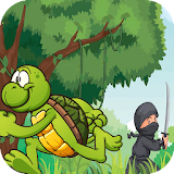 Turtle jump vs ninja warriors icon