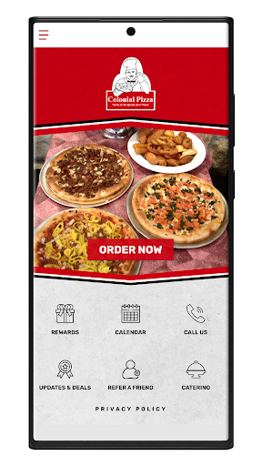 Android application Colonial Pizza screenshort