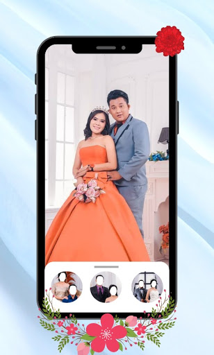 Wedding Dress Couple Photo Mak Screen 3