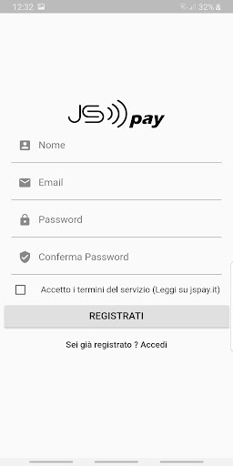 Android application JsPay screenshort