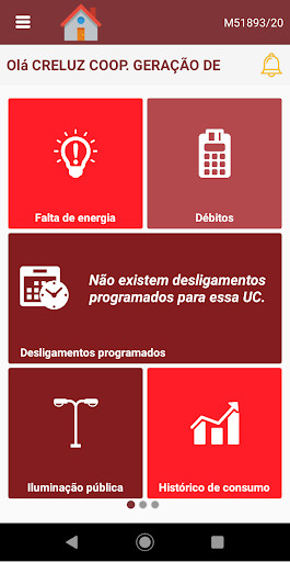 Android application Creluz Mobi screenshort