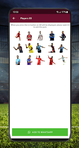 WC Football Stickers WASticker