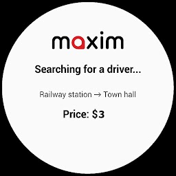 maxim  -  order taxi, food