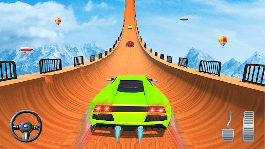 Car Stunt Racing Ramp Car Game