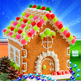 Gingerbread House Cake Maker! DIY Cooking Game icon