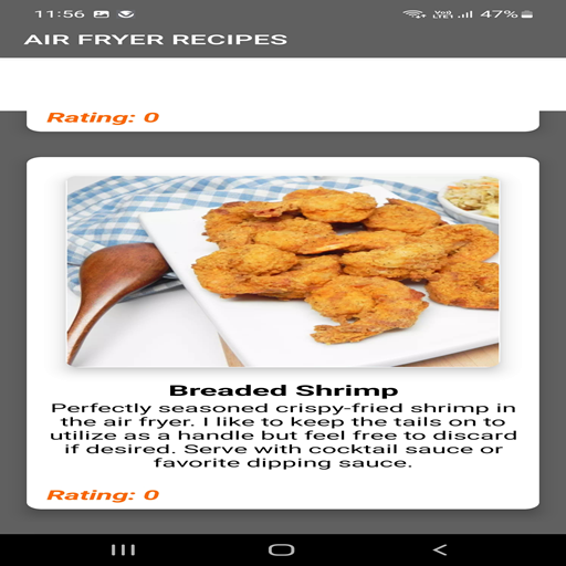 Air Fryer Recipes Screen 3