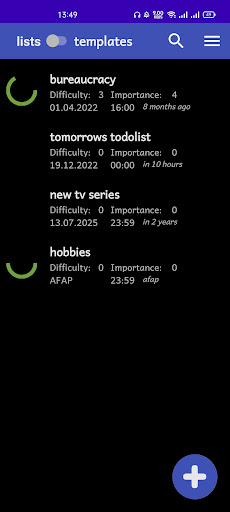 Android application MindHelper screenshort