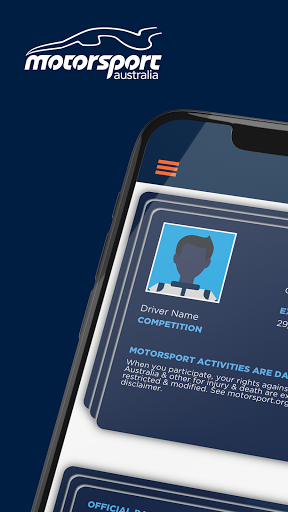 Android application Motorsport Australia screenshort