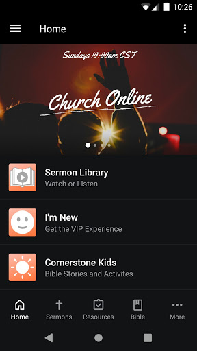 Android application Cornerstone | Allen Nolan screenshort