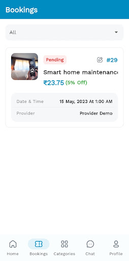 GPS Home Services Screen 2