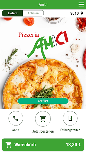 Android application Amici screenshort