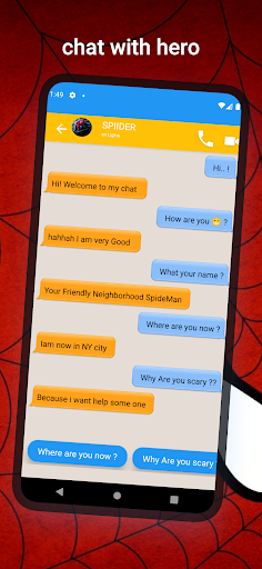 talk to Spider CALL Screen 3