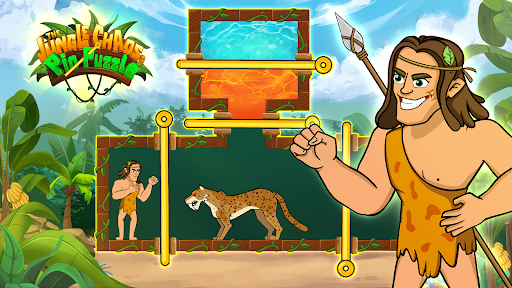 Android application The Jungle Chaos: Pin Puzzle screenshort