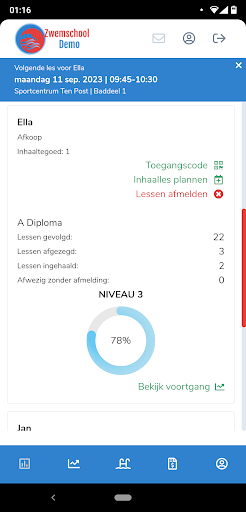 WeScore Zwemmen Screen 2