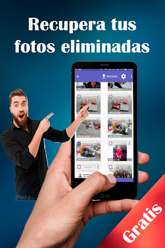 Android application Recuperar Contactos Borrados screenshort