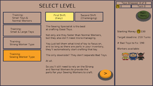 Toy Factory Fixer Screen 2