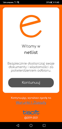 Android application Netlist screenshort