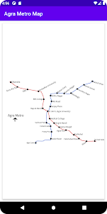 Agra Metro Map