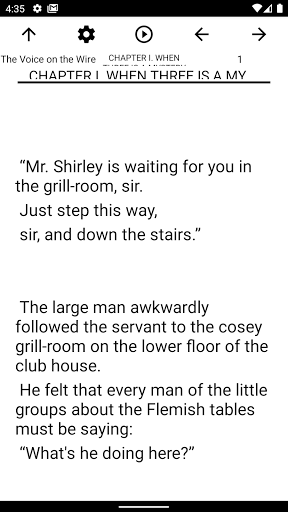 Book, The Voice on the Wire Screen 2