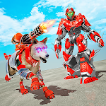 Cover Image of Download Wolf Transform War Robot Hero: Robot Shooting 1.1.3 APK
