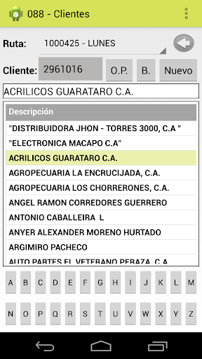 App screenshot