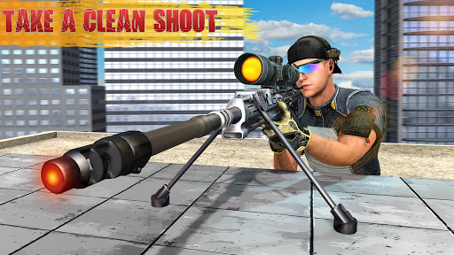 Android application Sniper warrior shooting games screenshort