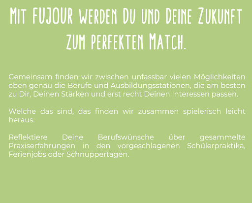 Android application FUJOUR - Berufswahl, Praktikum screenshort