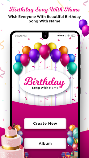 Android application Birthday Song with Name screenshort
