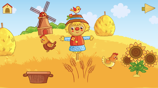 Funny Farm for toddlers. Kids puzzle with animals!  screenshots 21