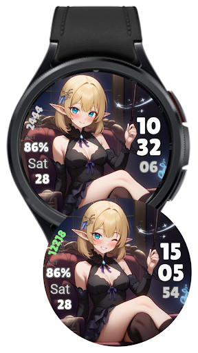 Elf Magical Girls Watch Face screenshot 6