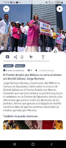 Frente Amplio News Screen 2