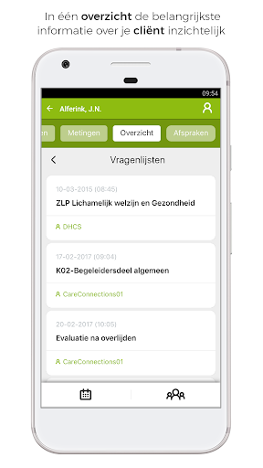de Zorgapp Screen 2