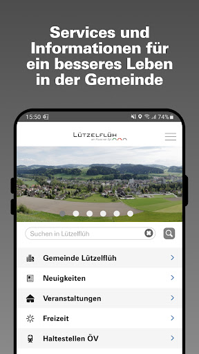 Android application Gemeinde Lützelflüh screenshort