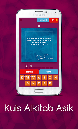 Android application Kuis Alkitab Asik screenshort