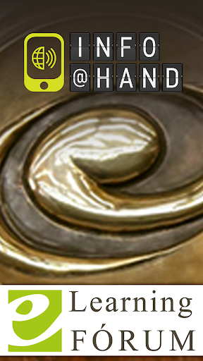 Android application eLearning Fórum INFO@HAND screenshort