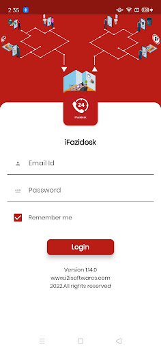 Android application iFazidesk screenshort