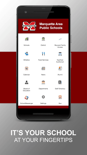 Android application Marquette Area Public Schools screenshort